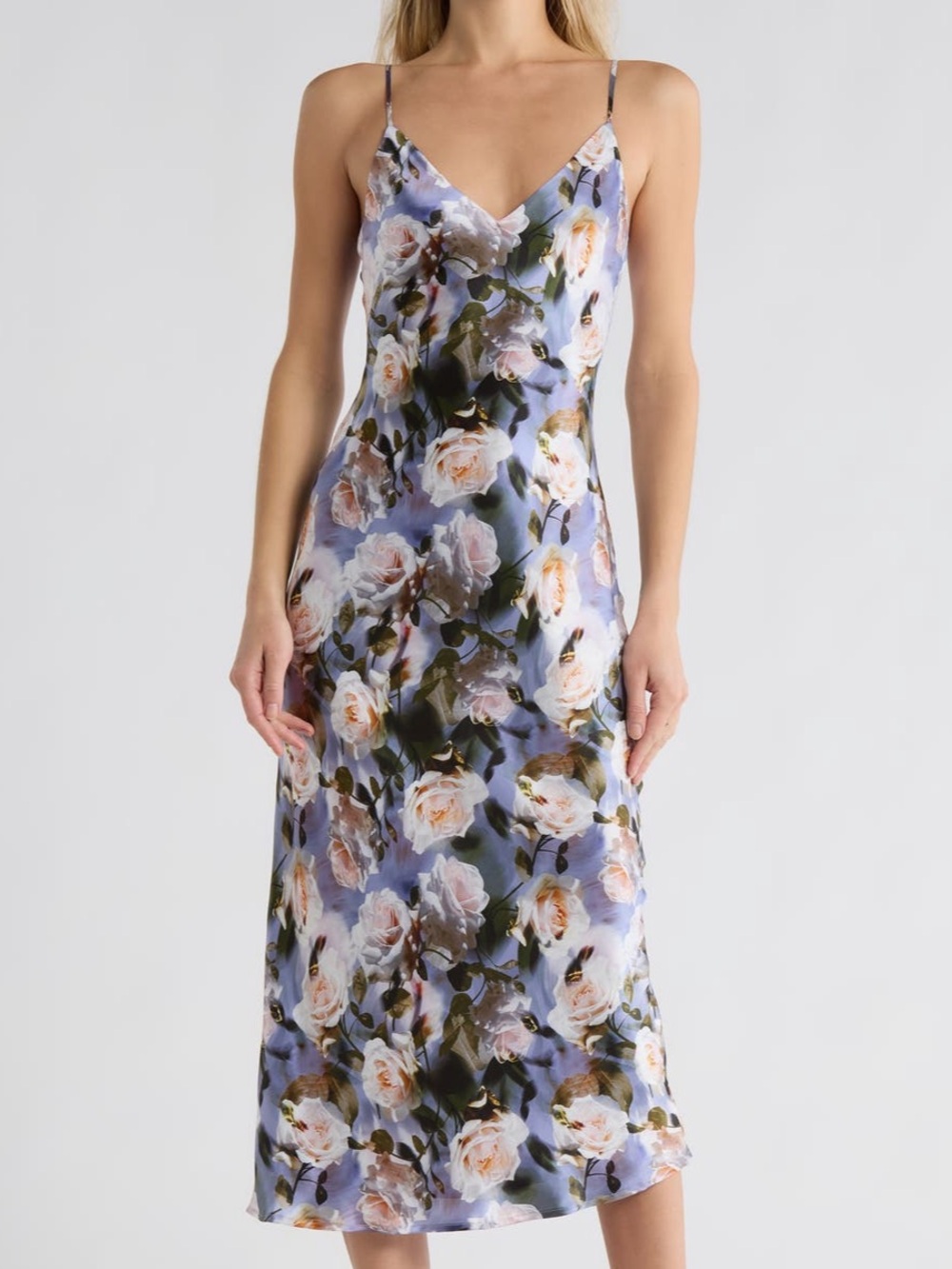 NWT L’AGENCE Seridie Floral Silk Slipdress